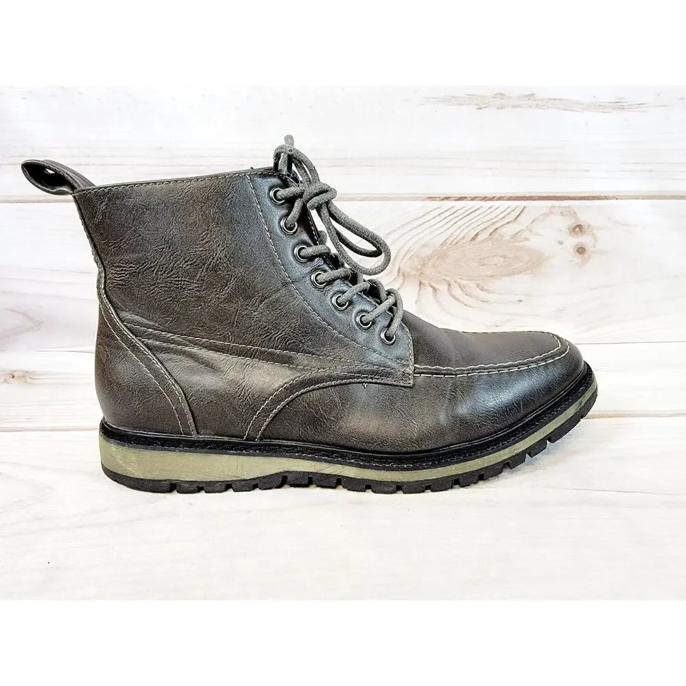 Hawke and Co. Sierra Boot Brown Size 9.5 Mens Shoes Memory Foam Leather